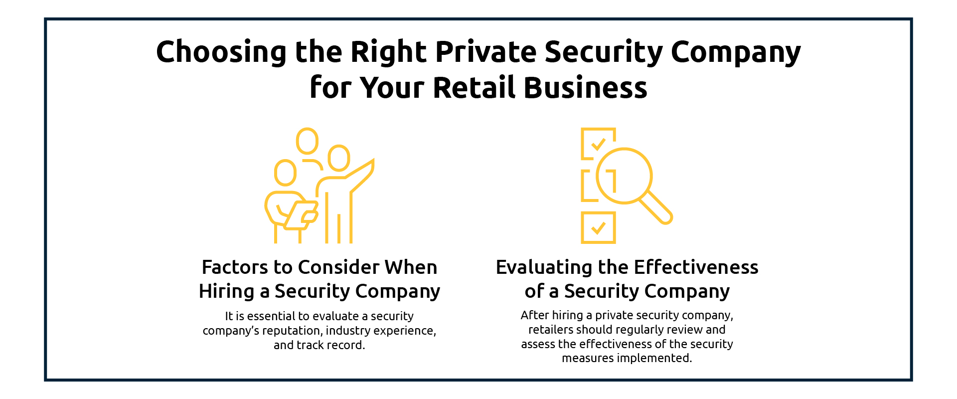 Choosing the Right Private Security Company for Your Retail Business