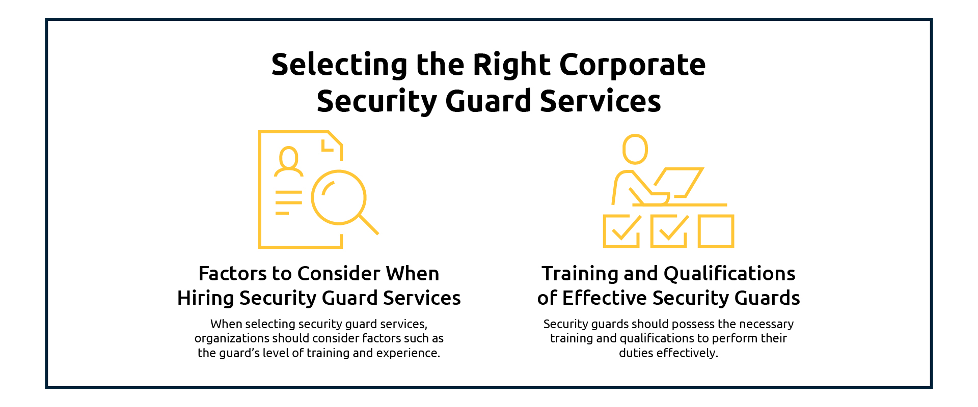 Selecting the Right Corporate Security Guard Services