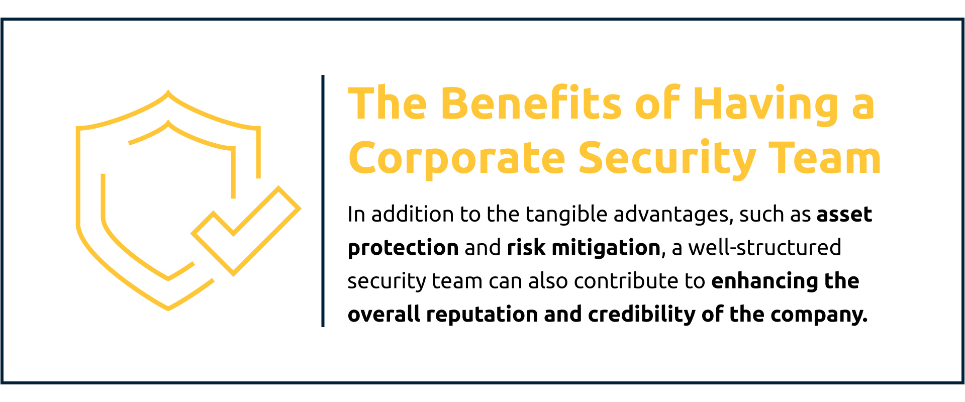 The Benefits of Having a Corporate Security Team