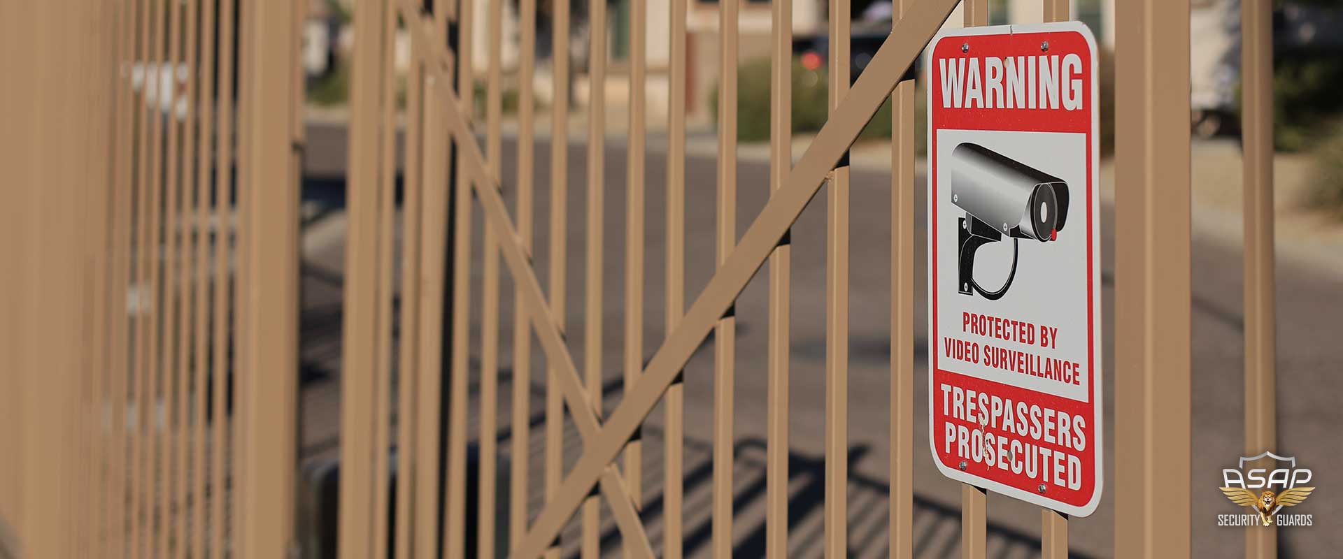 Gate to residential area - Role of residential security guards in San Diego