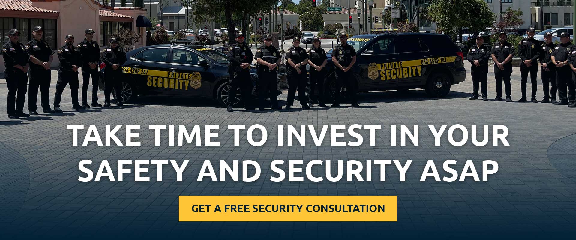 Take time to invest in your safety and security ASAP - click to contact